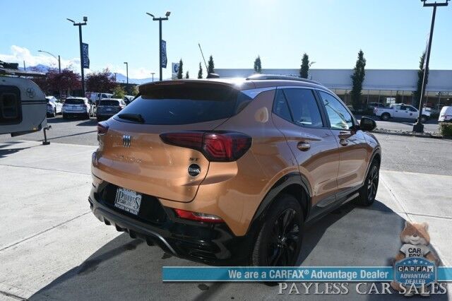 2024 Buick Encore GX Sport Touring / AWD / Driver Confidence Pkg / Premium Leather Seats / Lane Departure & Blind Spot Alert / Apple CarPlay & Android Auto / Back Up Camera / Keyless Entry & Start / Cruise Control / 28 MPG / 1-Owner Anchorage AK