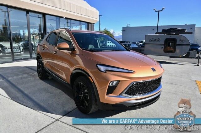 2024 Buick Encore GX Sport Touring / AWD / Driver Confidence Pkg / Premium Leather Seats / Lane Departure & Blind Spot Alert / Apple CarPlay & Android Auto / Back Up Camera / Keyless Entry & Start / Cruise Control / 28 MPG / 1-Owner Anchorage AK