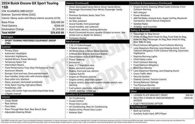 2024 Buick Encore GX Sport Touring Raleigh NC