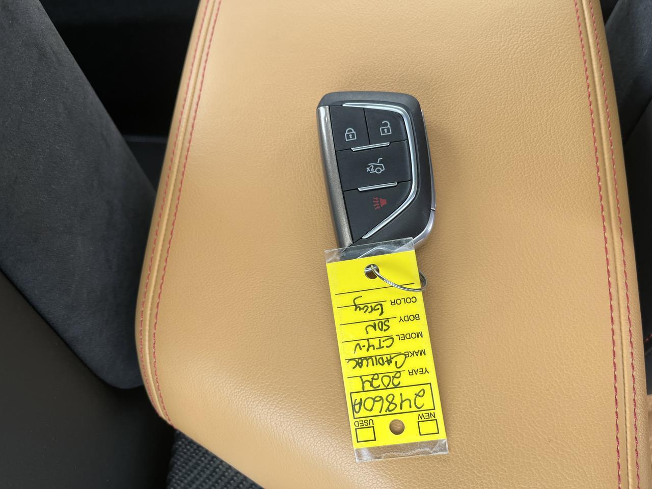 2024 Cadillac CT4-V Blackwing 6-Speed ClimatePkg w/NaturalTanLeather Sunroof Nav 18s BronzeBrakeCalipers HtdCldMemLthr Saukville WI