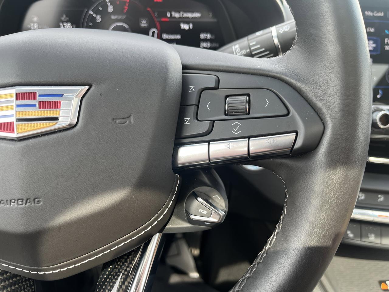 2024 Cadillac CT4-V Blackwing 6-Speed ClimatePkg w/NaturalTanLeather Sunroof Nav 18s BronzeBrakeCalipers HtdCldMemLthr Saukville WI