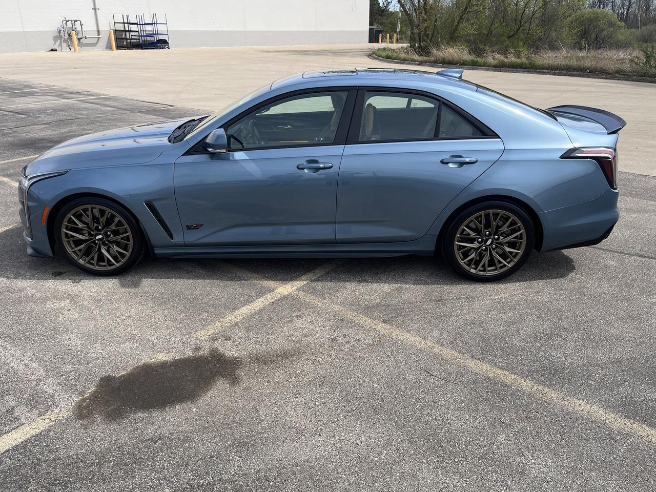 2024 Cadillac CT4-V Blackwing 6Speed ClimatePkg w/NaturalTanLeather Sunroof Nav 18s BronzeBrakeCalipers HtdCldMemLthr Saukville WI