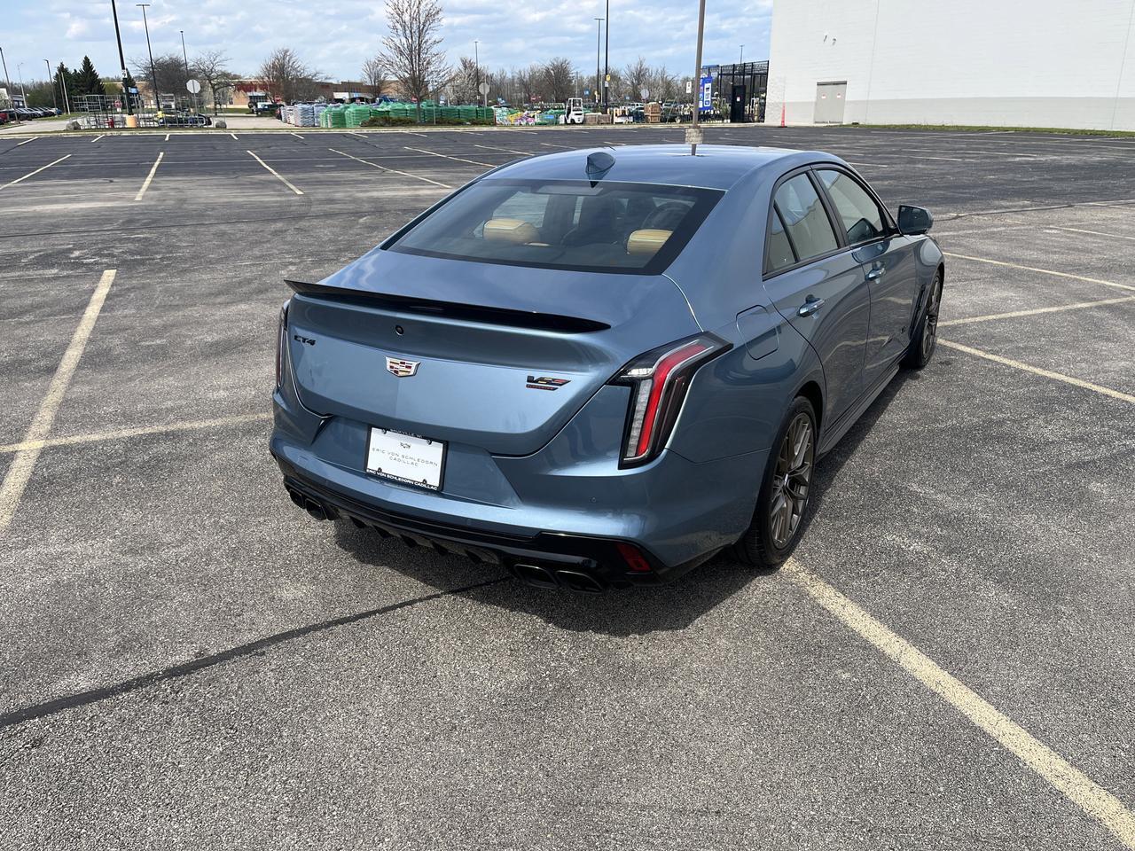 2024 Cadillac CT4-V Blackwing 6Speed ClimatePkg w/NaturalTanLeather Sunroof Nav 18s BronzeBrakeCalipers HtdCldMemLthr Saukville WI