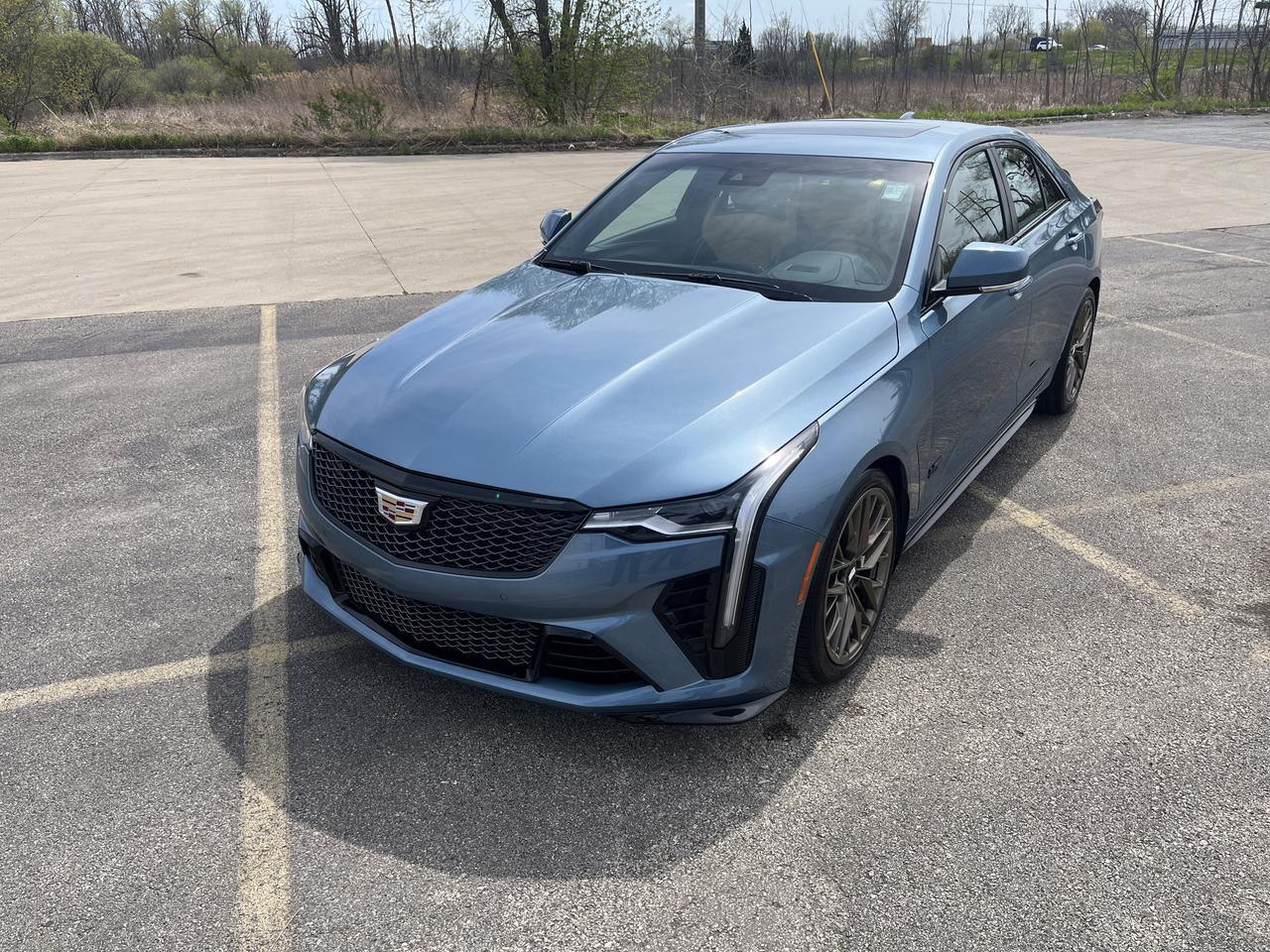 2024 Cadillac CT4-V Blackwing 6Speed ClimatePkg w/NaturalTanLeather Sunroof Nav 18s BronzeBrakeCalipers HtdCldMemLthr Saukville WI