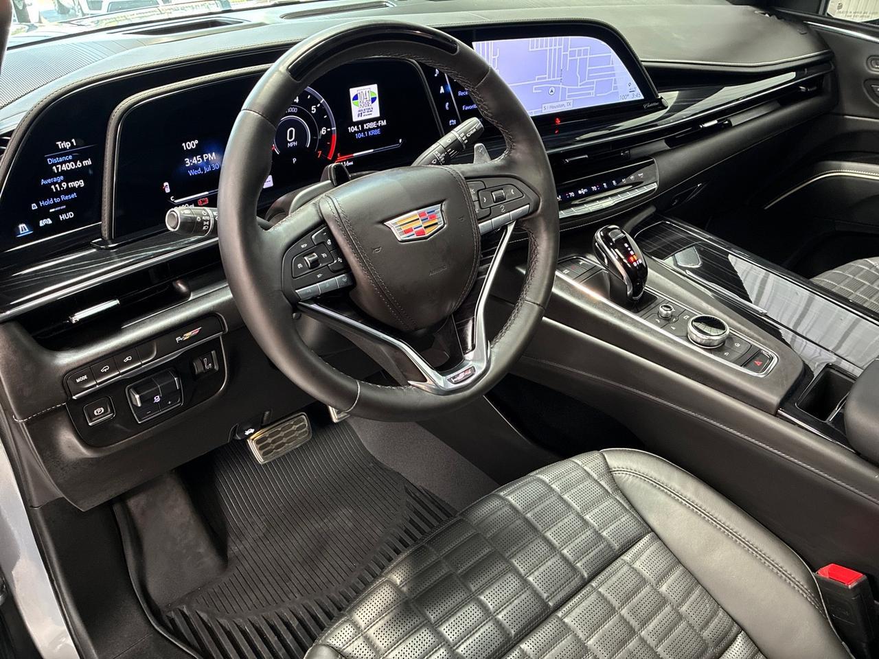 2024 Cadillac Escalade ESV AWD V-Series, Console Fridge/Freezer, HD Tow, Leveling Kit, Nitto A/T Tires Houston TX