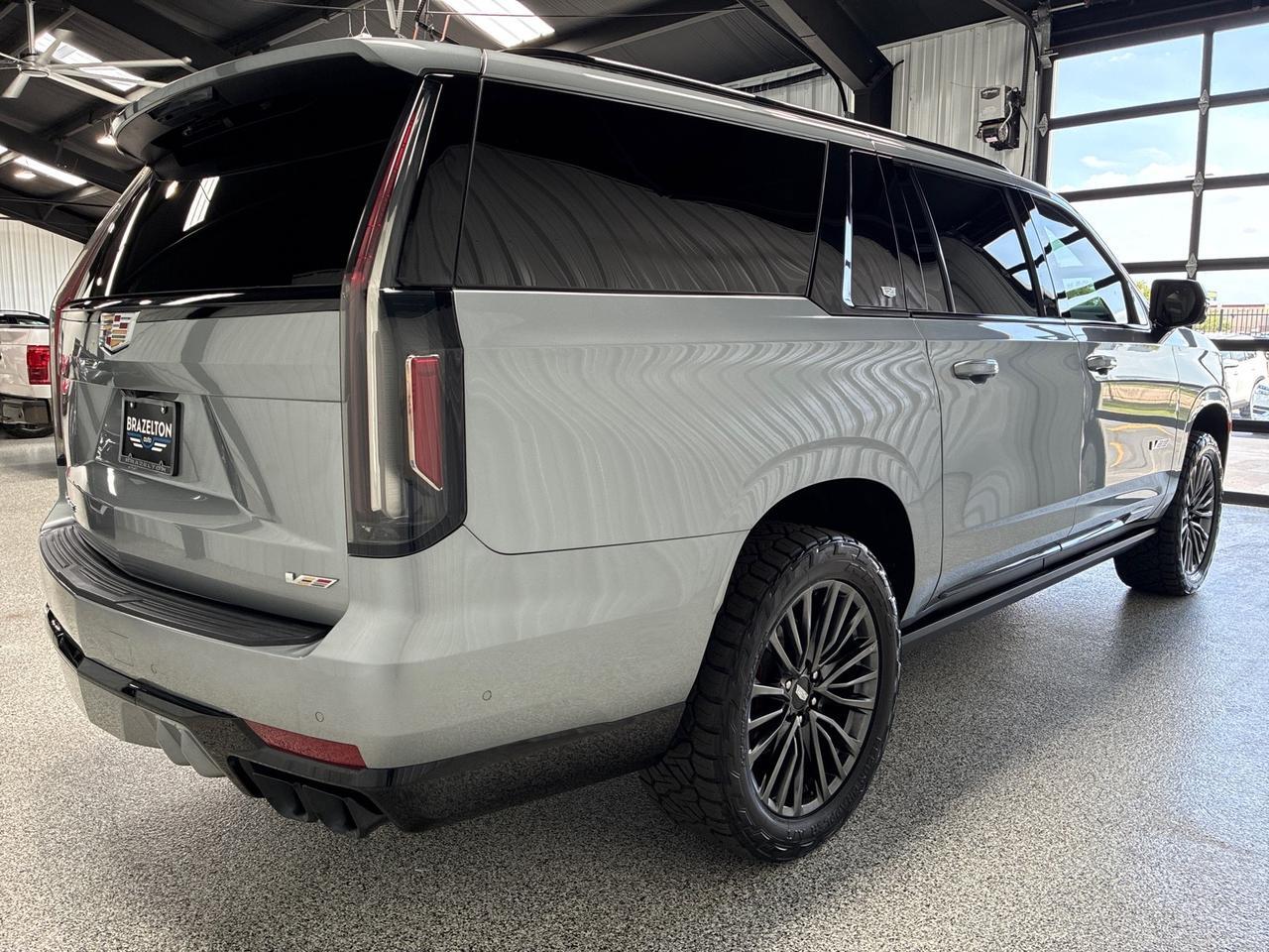 2024 Cadillac Escalade ESV AWD V-Series, Console Fridge/Freezer, HD Tow, Leveling Kit, Nitto A/T Tires Houston TX