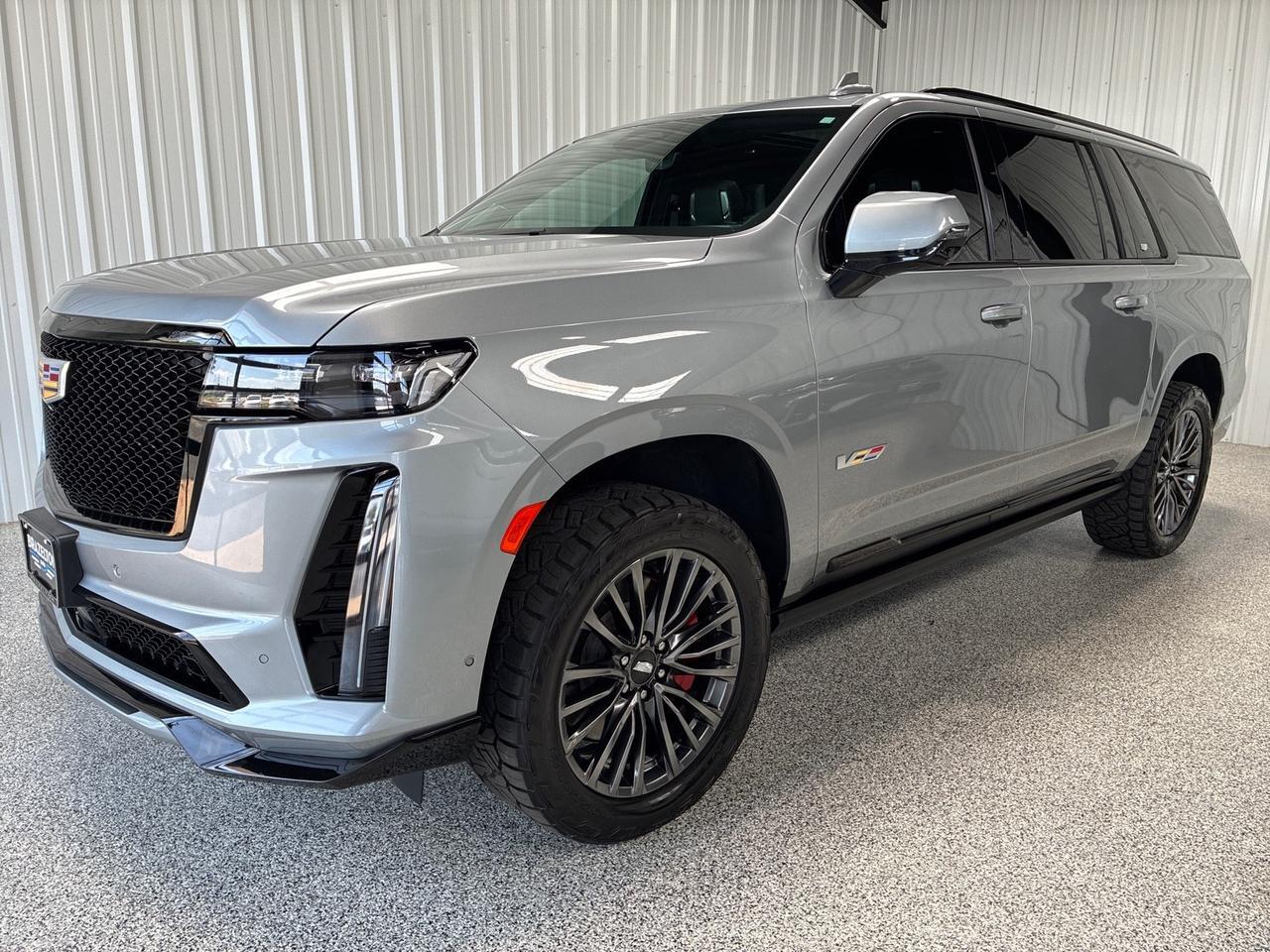 2024 Cadillac Escalade ESV AWD V-Series, Console Fridge/Freezer, HD Tow, Leveling Kit, Nitto A/T Tires Houston TX