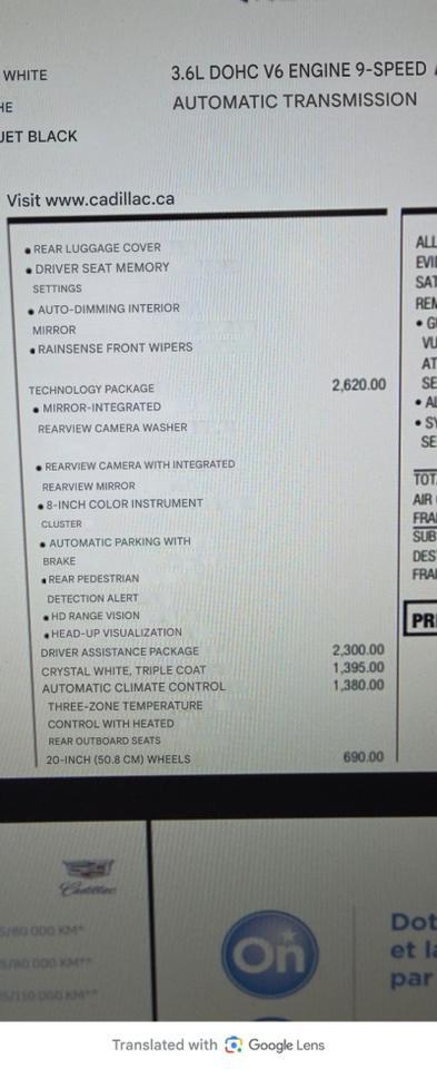 2024 Cadillac XT5 AWD Sport