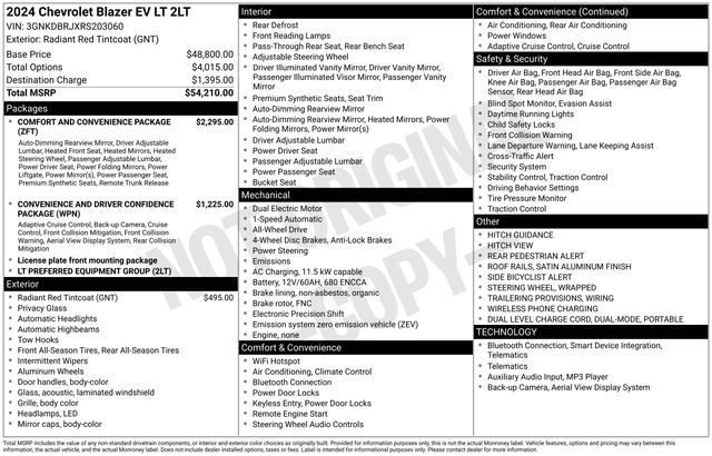 2024 Chevrolet Blazer EV LT Raleigh NC