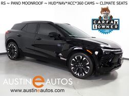 2024_Chevrolet_Blazer EV RS RWD_*PANO MOONROOF, HEADS-UP DISPLAY, NAVIGATION, ADAPTIVE CRUISE, SAFETY ALERTS, 360 CAMERAS, 17.7 INCH TOUCHSCREEN, CLIMATE SEATS, HEATED STEERING, REMOTE START, WIRELESS CHARGING, BOSE AUDIO_ Round Rock TX