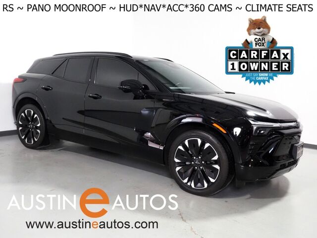 2024 Chevrolet Blazer EV RS RWD *PANO MOONROOF, HEADS-UP DISPLAY, NAVIGATION, ADAPTIVE CRUISE, SAFETY ALERTS, 360 CAMERAS, 17.7 INCH TOUCHSCREEN, CLIMATE SEATS, HEATED STEERING, REMOTE START, WIRELESS CHARGING, BOSE AUDIO Round Rock TX 2024 Chevrolet Blazer EV RS RWD *PANO MOONROOF, HEADS-UP DISPLAY, NAVIGATION, ADAPTIVE CRUISE, SAFETY ALERTS, 360 CAMERAS, 17.7 INCH TOUCHSCREEN, CLIMATE SEATS, HEATED STEERING, REMOTE START, WIRELESS CHARGING, BOSE AUDIO Round Rock TX