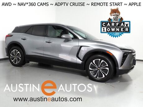 2024 Chevrolet Blazer EV eAWD LT *COMFORT & CONVENIENCE PKG, DRIVER CONFIDENCE PKG, NAVIGATION, ADAPTIVE CRUISE, SAFETY ALERTS, 360 CAMERAS, COLOR TOUCHSCREEN, HEATED SEATS/STEERING, REMOTE START, WIRELESS CHARGING, ANDROID & APPLE Round Rock TX