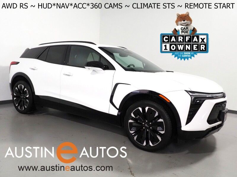 2024 Chevrolet Blazer EV eAWD RS *HEADS-UP DISPLAY, NAVIGATION, ADAPTIVE CRUISE, SAFETY ALERTS, 360 VIEW CAMERAS, 17.7 INCH TOUCHSCREEN, CLIMATE SEATS, HEATED STEERING, REMOTE START, 21 INCH WHEELS, WIRELESS CHARGING