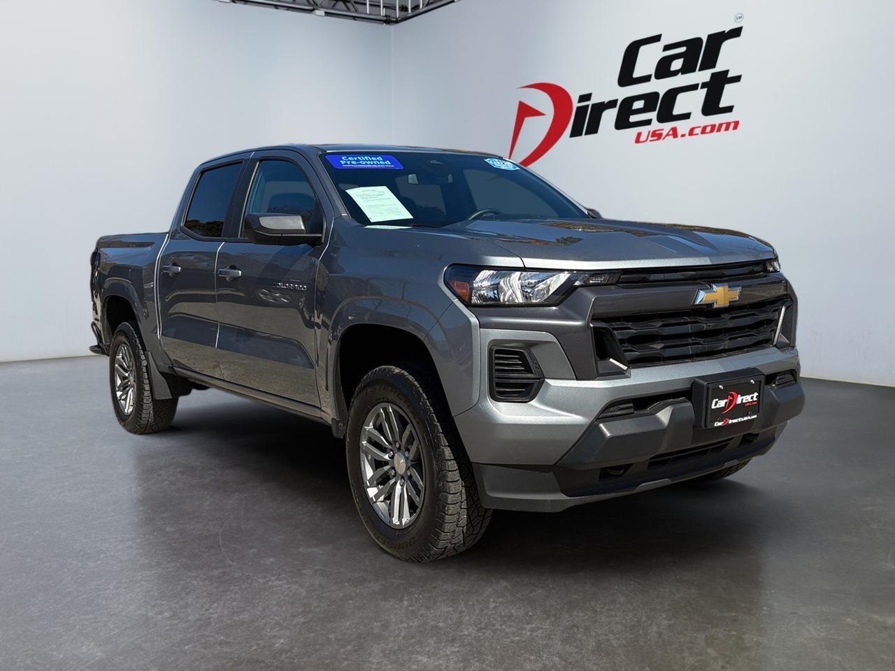 2024 Chevrolet Colorado 4WD LT, CORNER REAR STEP, REMOTE TAILGATE, AUTO START/STOP, LANE KEEP ASSIST, FORWARD COLLISION ALERT, PUSH BUTTON START, BACKUP CAMERA WITH PARKING SENSORS, ONLY 1 OWNER, CLEAN CARFAX, PICK UP THIS TRUCK OFF THE LOT!