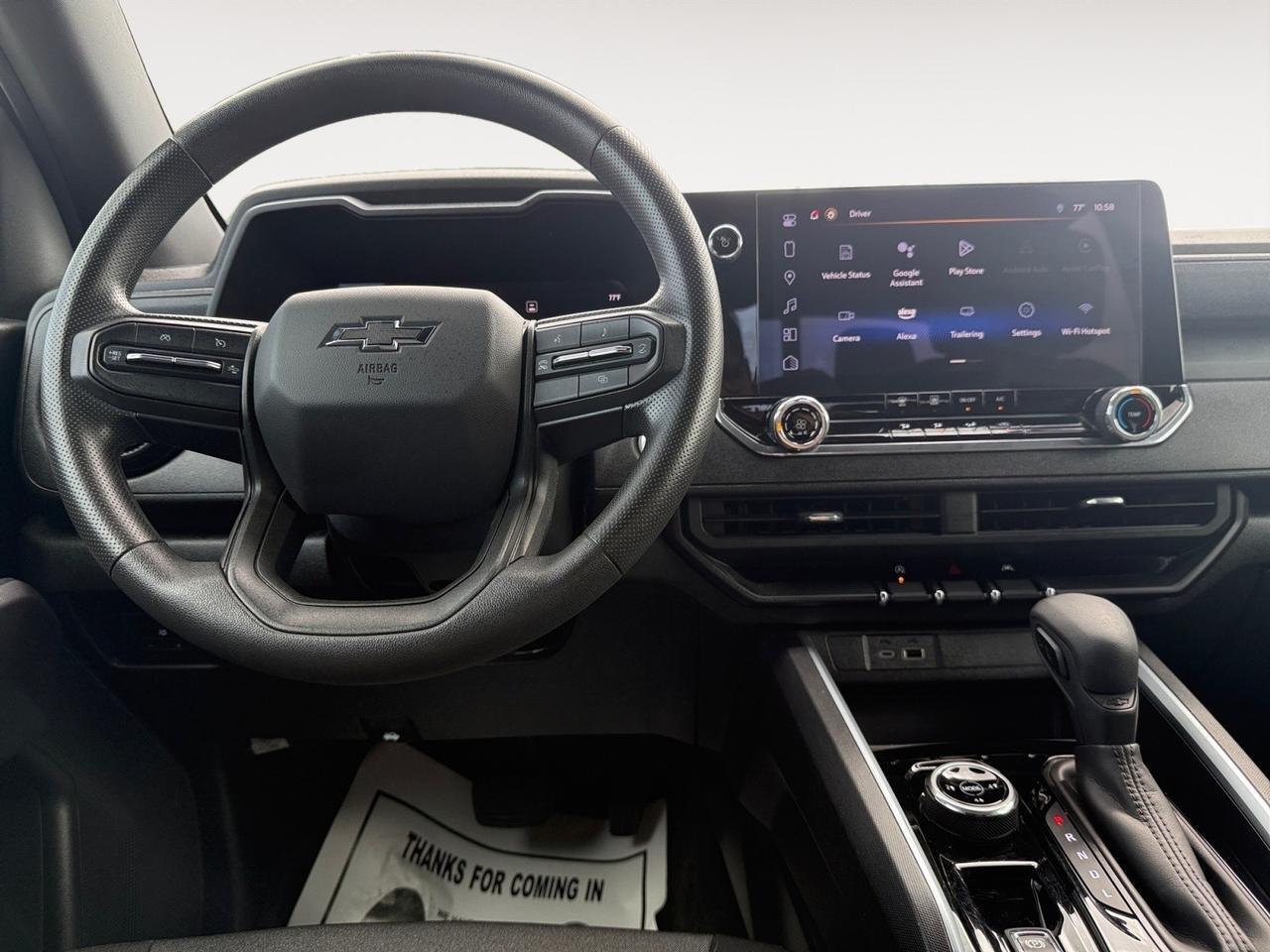 2024 Chevrolet Colorado 4WD Trail Boss, APPLE CARPLAY/ANDROID AUTO, BED LINER, REAR BUMPER STEP, SLIDING REAR WINDOW, BACKUP CAMERA, KEYLESS START, 1 OWNER, CLEAN CARFAX!