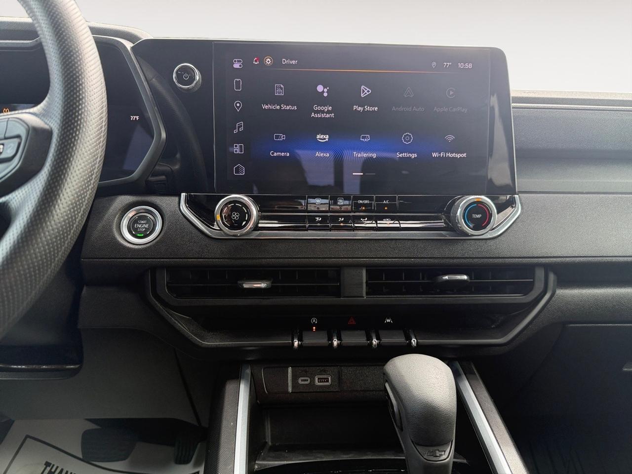 2024 Chevrolet Colorado 4WD Trail Boss, APPLE CARPLAY/ANDROID AUTO, BED LINER, REAR BUMPER STEP, SLIDING REAR WINDOW, BACKUP CAMERA, KEYLESS START, 1 OWNER, CLEAN CARFAX! Norfolk VA