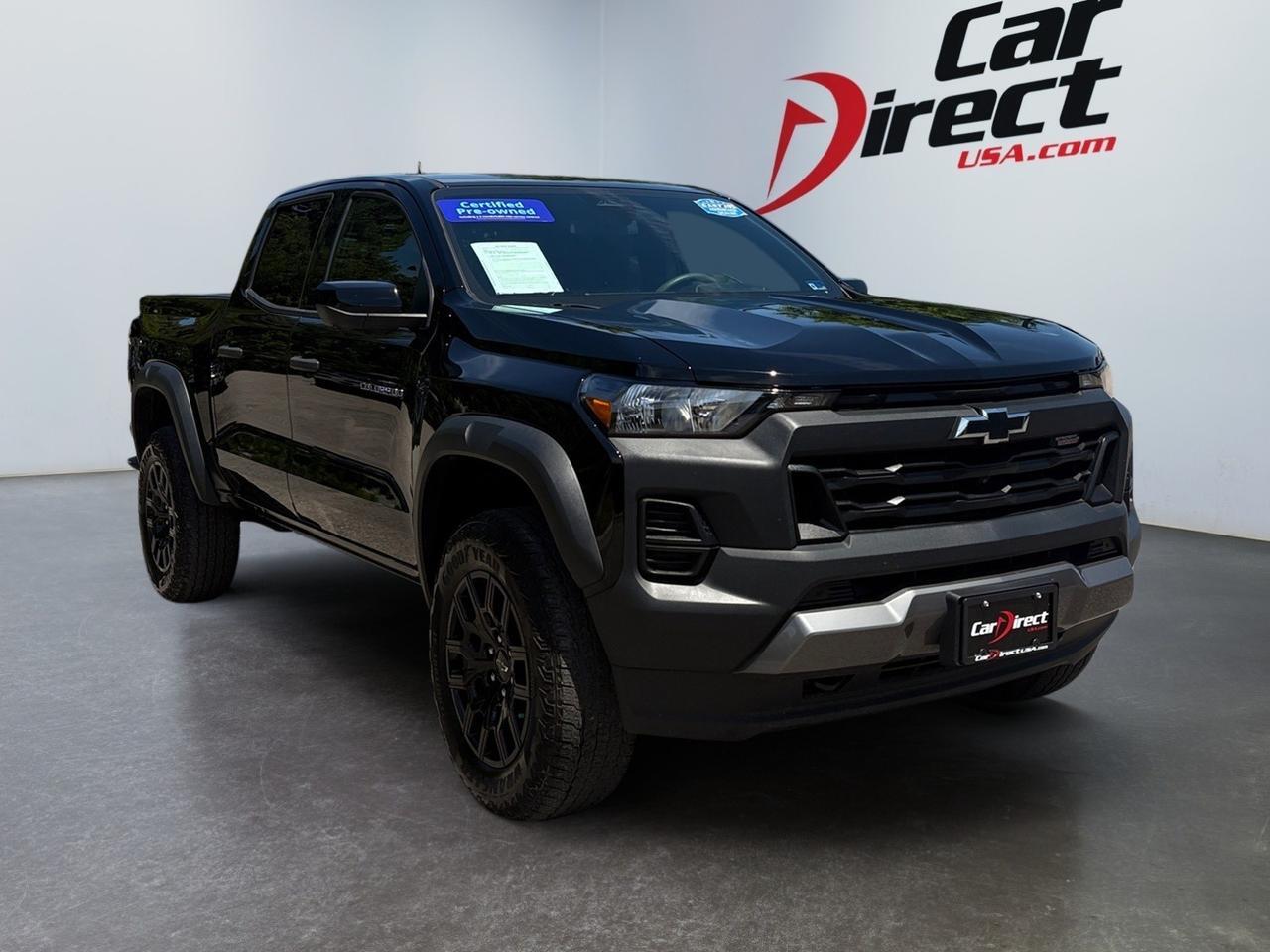 2024 Chevrolet Colorado 4WD Trail Boss, AUTO START/STOP, BLIND SPOT ALERT, FORWARD COLLISION WARNING, EZ-LIFT TAILGATE, APPLE CARPLAY/ANDROID AUTO, BED LINER, REAR BUMPER STEP, SLIDING REAR WINDOW, 360 BACKUP CAMERA, KEYLESS START, 1 OWNER, CLEAN CARFAX! BECOME A BOSS!