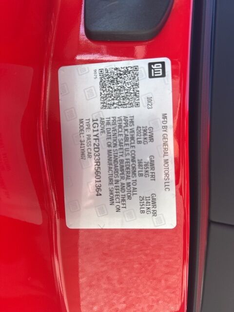 2024 Chevrolet Corvette Z06  TX