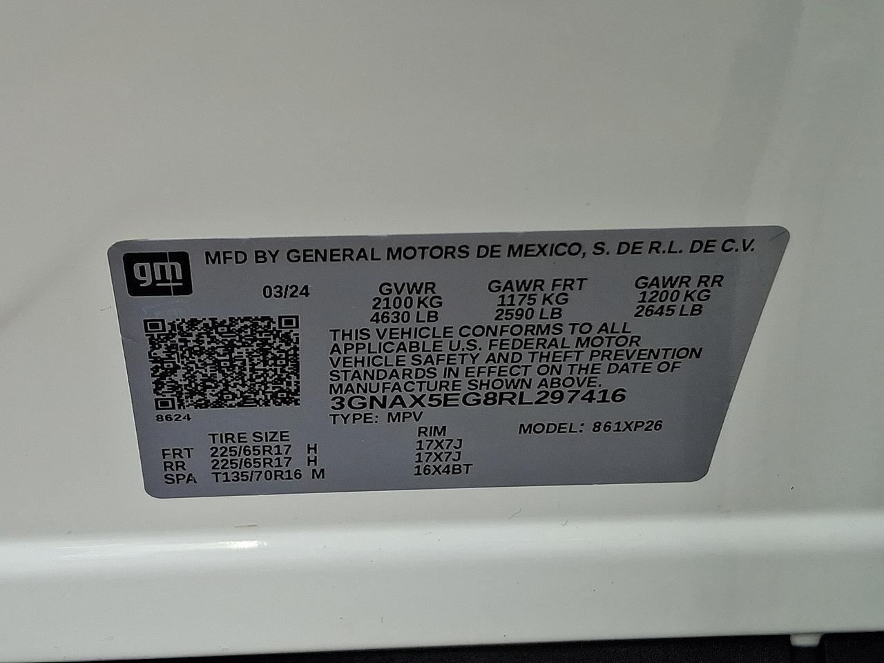2024 Chevrolet Equinox AWD 1FL Vineland NJ