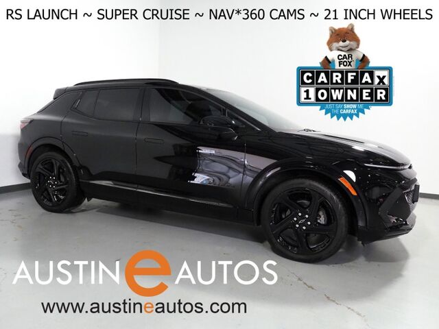 2024 Chevrolet Equinox EV 2RS Launch Edition *SUPER CRUISE, NAVIGATION, ADAPTIVE CRUISE, SAFETY ALERTS, AUTOMATIC PARKING, COLOR TOUCSCREEN, 360 CAMERAS, HEATED SEATS, HEATED STEERING, REMOTE START, POWER LIFTAGTE, 21 INCH WHEELS Round Rock TX