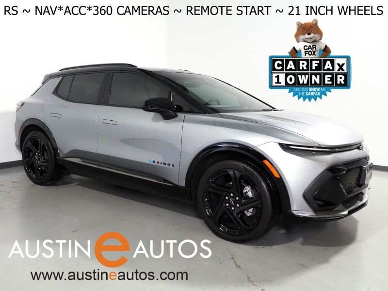 2024 Chevrolet Equinox EV 2RS *NAVIGATION, ADAPTIVE CRUISE, SAFETY ALERTS, COLOR TOUCHSCREEN, 360 VIEW CAMERAS, HEATED SEATS/STEERING, REMOTE START, POWER LIFTGATE, 21 INCH WHEELS