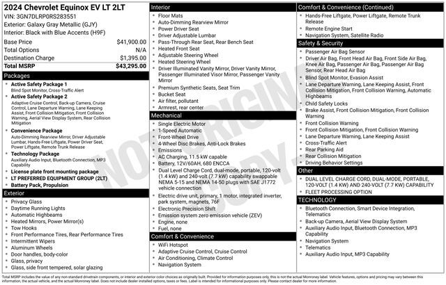 2024 Chevrolet Equinox EV LT Raleigh NC