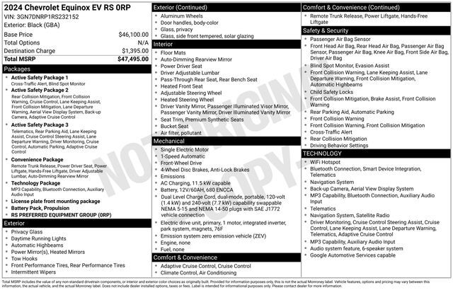 2024 Chevrolet Equinox EV RS Raleigh NC