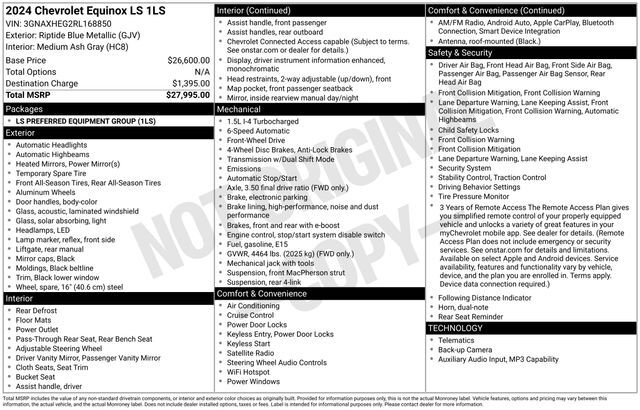 2024 Chevrolet Equinox LS Raleigh NC