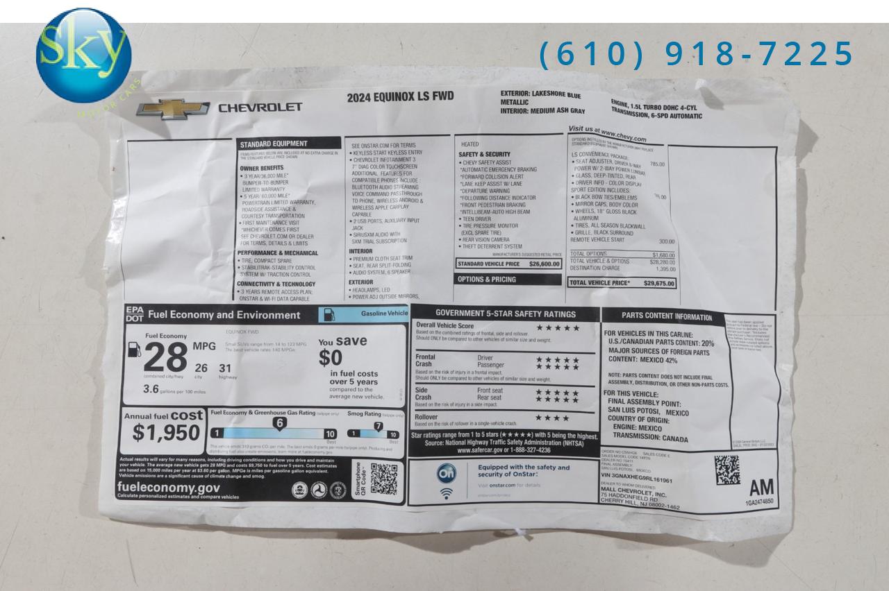 2024 Chevrolet Equinox LS West Chester PA