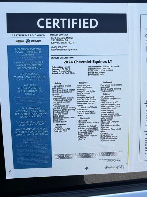 2024 Chevrolet Equinox LT Kerrville TX