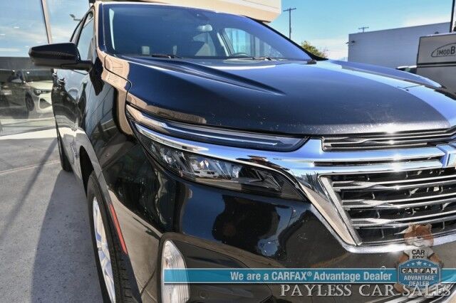 2024 Chevrolet Equinox LT / AWD / Auto Start / Driver Confidence II Pkg / Power & Heated Cloth Seats / Blind Spot Alert / Lane Watch & Forward Collision / Apple CarPlay & Android Auto / Keyless Entry & Start / Back Up Cam / 1-Owner Anchorage AK