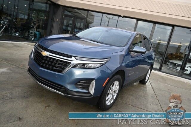 2024 Chevrolet Equinox LT / AWD / Auto Start / Driver Confidence II Pkg / Power & Heated Cloth Seats / Blind Spot Alert / Lane Watch & Forward Collision / Apple CarPlay & Android Auto / Keyless Entry & Start / Back Up Cam / 1-Owner Anchorage AK 2024 Chevrolet Equinox LT / AWD / Auto Start / Driver Confidence II Pkg / Power & Heated Cloth Seats / Blind Spot Alert / Lane Watch & Forward Collision / Apple CarPlay & Android Auto / Keyless Entry & Start / Back Up Cam / 1-Owner Anchorage AK