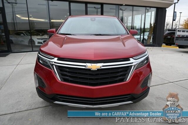 2024 Chevrolet Equinox LT / AWD / Auto Start / Driver Confidence II / Power & Heated Cloth Seats / Lane Depart & Blind Spot / Forward Collision Warning / Apple CarPlay & Android Auto / Back Up Cam / Keyless Entry & Start / 30 MPG / 1-Owner Anchorage AK