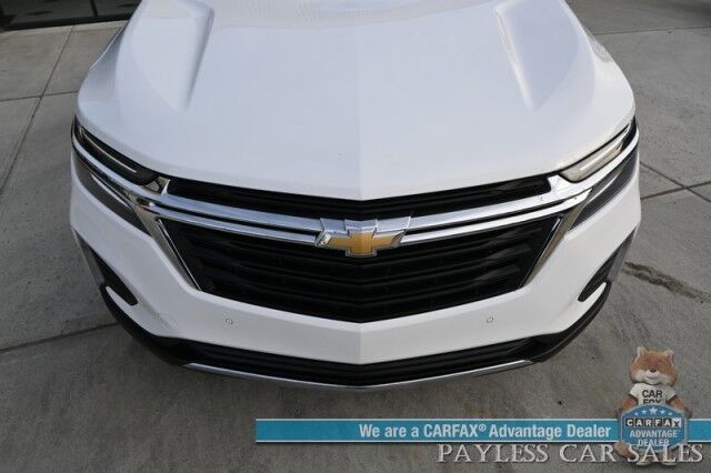 2024 Chevrolet Equinox LT / AWD / Auto Start / Driver Confidence II / Power & Heated Cloth Seats / Lane Departure & Blind Spot Alert / Forward Collision Warning / Apple CarPlay & Android Auto / Back Up Camera / 30 MPG / 1-Owner Anchorage AK