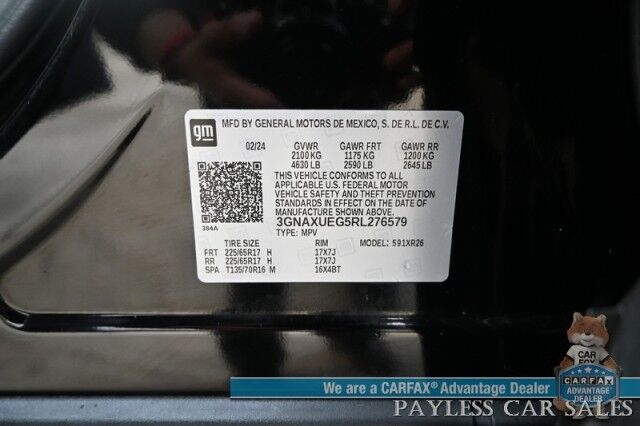 2024 Chevrolet Equinox LT / AWD / Auto Start / Power & Heated Seats / Lane Departure & Blind Spot Alert / Forward Collision Warning / Apple CarPlay & Android Auto / Back Up Camera / Keyless Entry & Start / 30 MPG / 1-Owner Anchorage AK