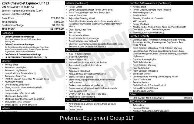 2024 Chevrolet Equinox LT Raleigh NC