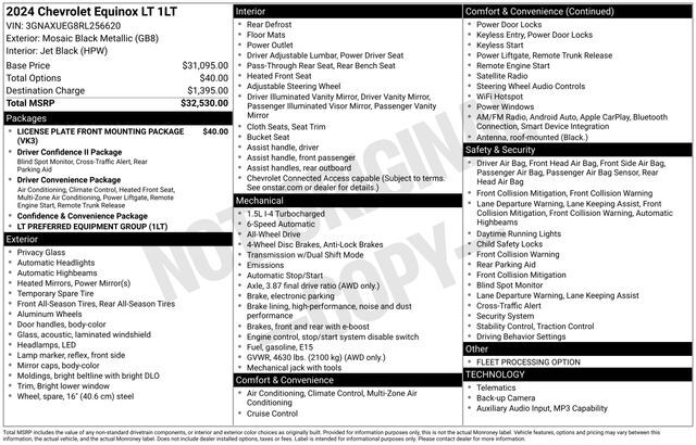 2024 Chevrolet Equinox LT Raleigh NC
