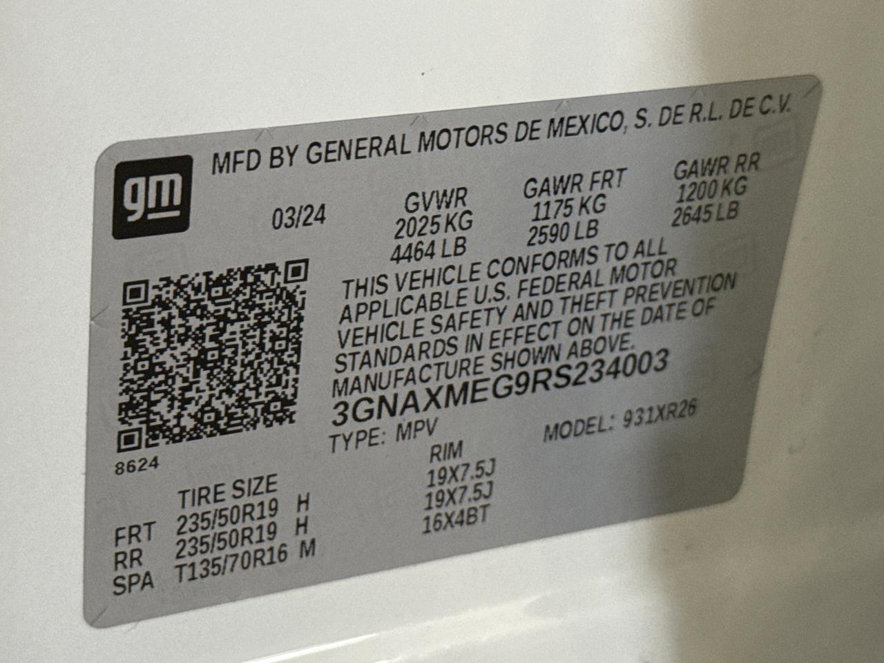 2024 Chevrolet Equinox RS San Antonio TX