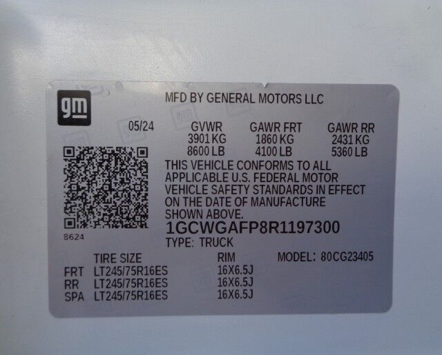 2024 Chevrolet Express 2500 ~ Interior Shelves ~ Only 12K Miles! Rocklin CA