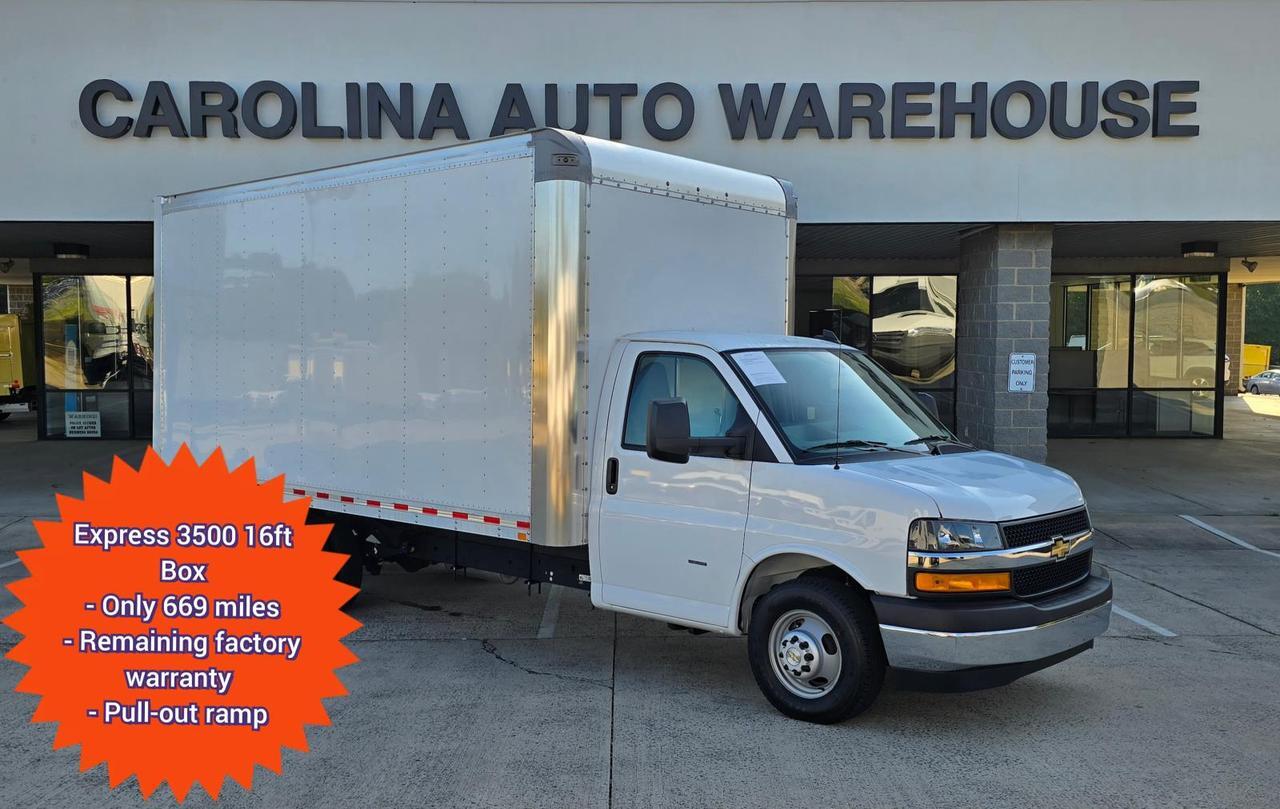 2024 Chevrolet Express Commercial Cutaway 3500 DRW 16ft Box W/Roll-Up Door and Pull-Out Ramp Concord NC