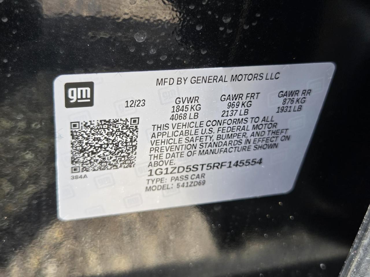 2024 Chevrolet Malibu 4dr Sdn 1LT Beeville TX