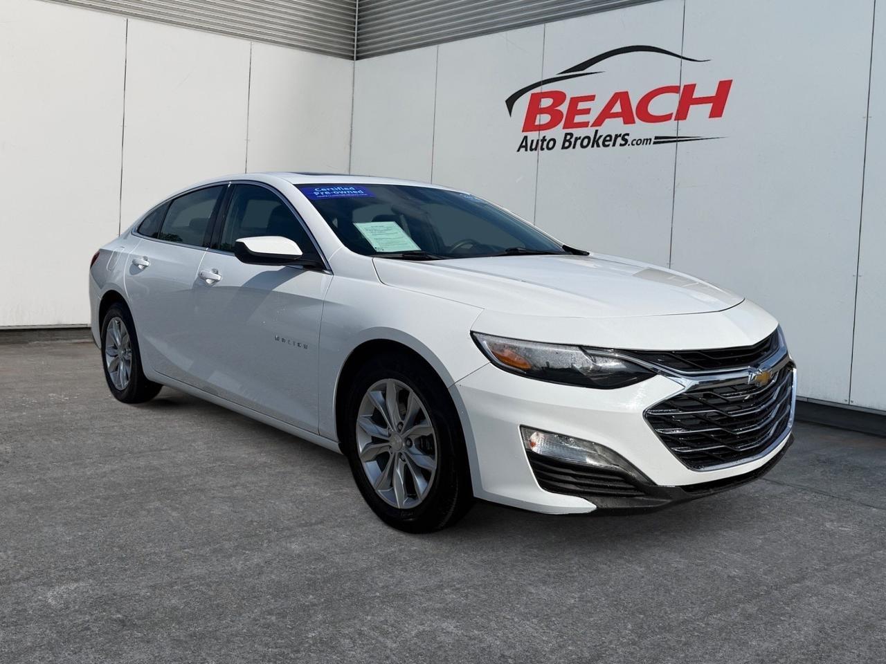 2024 Chevrolet Malibu LT, MOONROOF, APPLE CARPLAY/ANDROID AUTO, WIFI, NAVIGATION, POWER MIRRORS, BACKUP CAMERA, REMOTE START, ONLY 1 OWNER, COME AND TEST DRIVE TODAY!