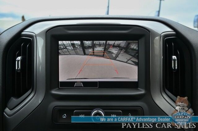 2024 Chevrolet Silverado 1500 / 4X4 / Regular Cab / 5.3L V8 / Seats 3 / Power Locks, Windows & Mirrors / Lane Departure Alert / Apple CarPlay & Android Auto / Back Up Camera / Push Button Start / Bed Liner / Tow PKg / 1-Owner / Only 12k Miles Anchorage AK 2024 Chevrolet Silverado 1500 / 4X4 / Regular Cab / 5.3L V8 / Seats 3 / Power Locks, Windows & Mirrors / Lane Departure Alert / Apple CarPlay & Android Auto / Back Up Camera / Push Button Start / Bed Liner / Tow PKg / 1-Owner / Only 12k Miles Anchorage AK