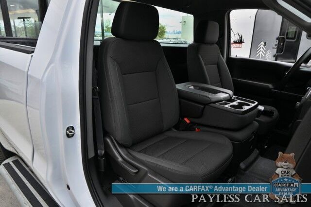 2024 Chevrolet Silverado 1500 / 4X4 / Regular Cab / 5.3L V8 / Seats 3 / Power Locks, Windows & Mirrors / Lane Departure Alert / Apple CarPlay & Android Auto / Back Up Camera / Push Button Start / Bed Liner / Tow PKg / 1-Owner / Only 12k Miles Anchorage AK 2024 Chevrolet Silverado 1500 / 4X4 / Regular Cab / 5.3L V8 / Seats 3 / Power Locks, Windows & Mirrors / Lane Departure Alert / Apple CarPlay & Android Auto / Back Up Camera / Push Button Start / Bed Liner / Tow PKg / 1-Owner / Only 12k Miles Anchorage AK