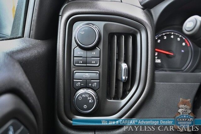 2024 Chevrolet Silverado 1500 / 4X4 / Regular Cab / 5.3L V8 / Seats 3 / Power Locks, Windows & Mirrors / Lane Departure Alert / Apple CarPlay & Android Auto / Back Up Camera / Push Button Start / Bed Liner / Tow PKg / 1-Owner / Only 12k Miles Anchorage AK 2024 Chevrolet Silverado 1500 / 4X4 / Regular Cab / 5.3L V8 / Seats 3 / Power Locks, Windows & Mirrors / Lane Departure Alert / Apple CarPlay & Android Auto / Back Up Camera / Push Button Start / Bed Liner / Tow PKg / 1-Owner / Only 12k Miles Anchorage AK