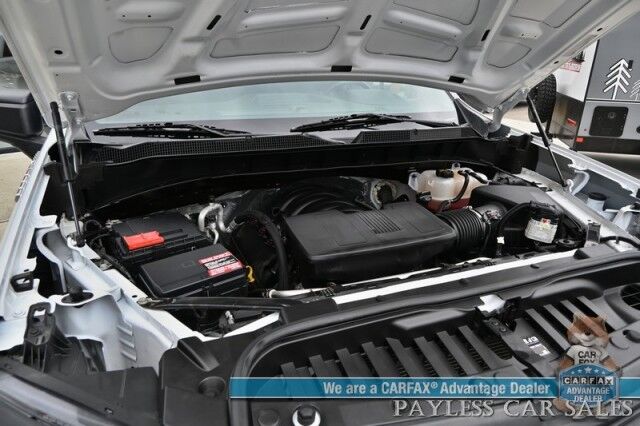 2024 Chevrolet Silverado 1500 / 4X4 / Regular Cab / 5.3L V8 / Seats 3 / Power Locks, Windows & Mirrors / Lane Departure Alert / Apple CarPlay & Android Auto / Back Up Camera / Push Button Start / Bed Liner / Tow PKg / 1-Owner / Only 12k Miles Anchorage AK 2024 Chevrolet Silverado 1500 / 4X4 / Regular Cab / 5.3L V8 / Seats 3 / Power Locks, Windows & Mirrors / Lane Departure Alert / Apple CarPlay & Android Auto / Back Up Camera / Push Button Start / Bed Liner / Tow PKg / 1-Owner / Only 12k Miles Anchorage AK