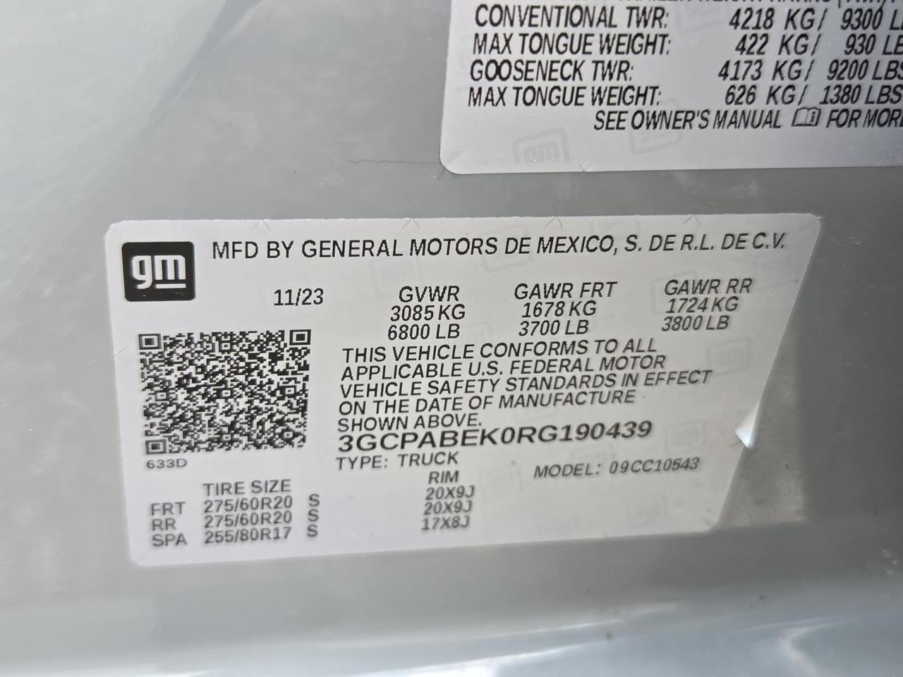 2024 Chevrolet Silverado 1500 2WD Crew Cab 147 Custom Beeville TX