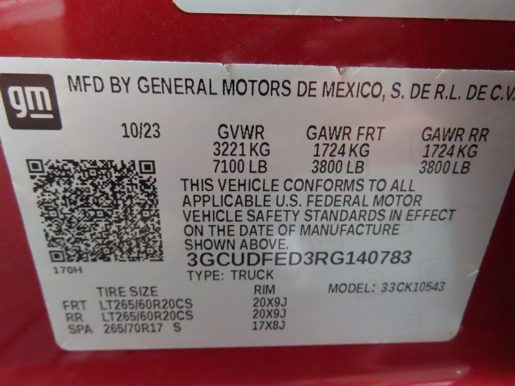 2024 Chevrolet Silverado 1500 4x4 Crew Cab LT Trail Boss Fond du Lac WI