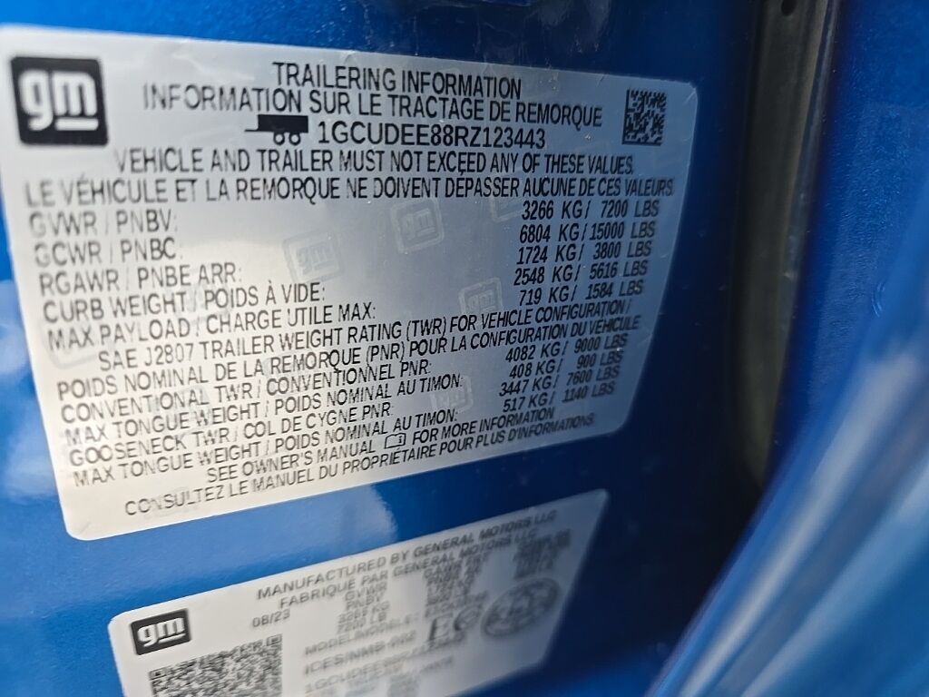 2024 Chevrolet Silverado 1500 4x4 Crew Cab RST Minocqua WI