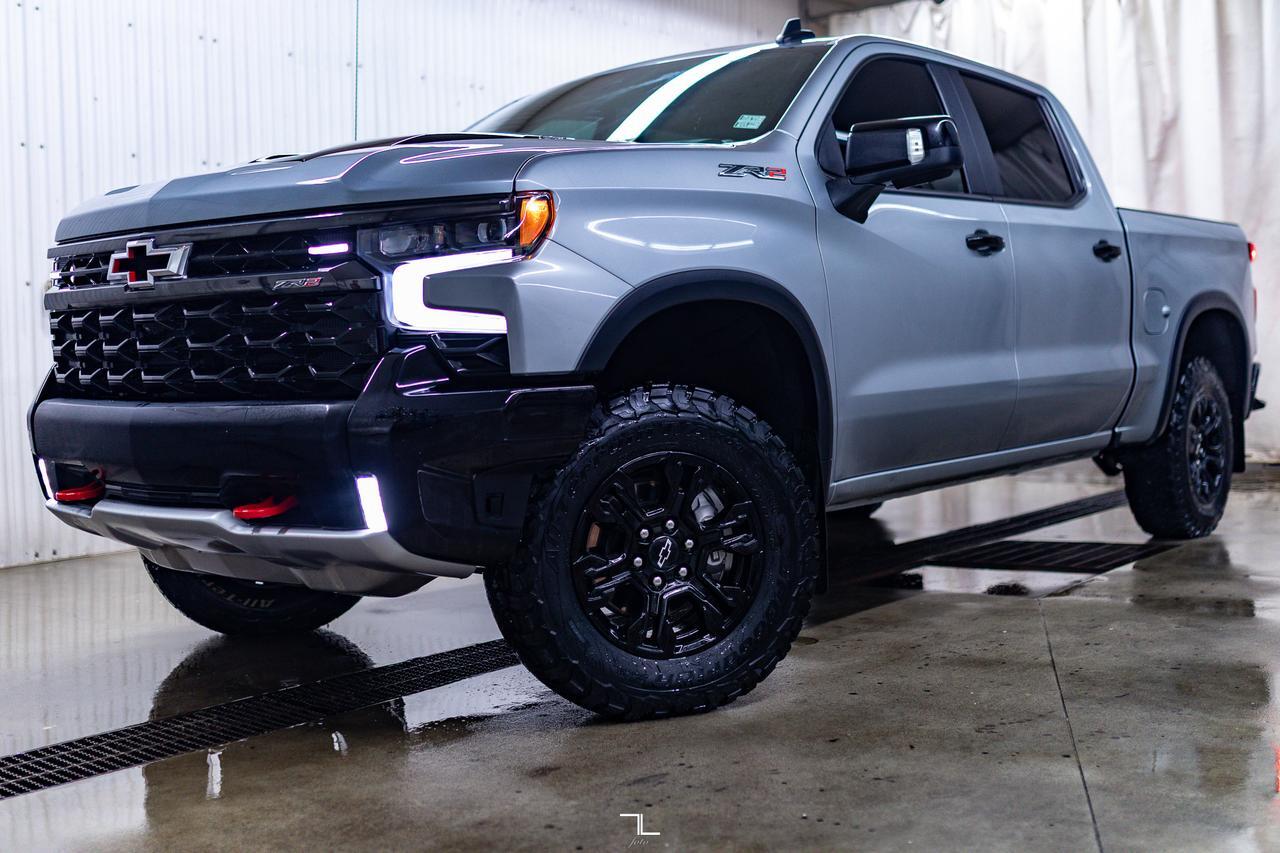 2024 Chevrolet Silverado 1500 4x4 Crew Cab ZR2 Leather Roof Nav BCam Red Deer AB